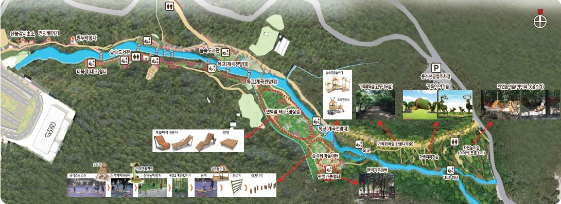 백양산 체험형 웰빙숲길