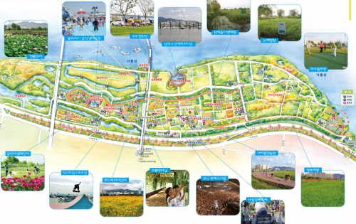 삼락생태공원 안내도